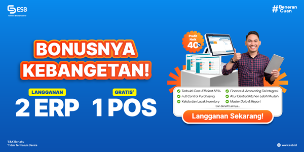 Syarat & Ketentuan Promo 2 ERP GRATIS POS