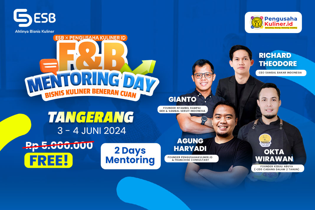 Mentoring Bareng Para Ahli Bisnis Kuliner di Tangerang